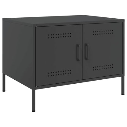 Salongbord Sofabord Svart 68x50x50,5 cm stål