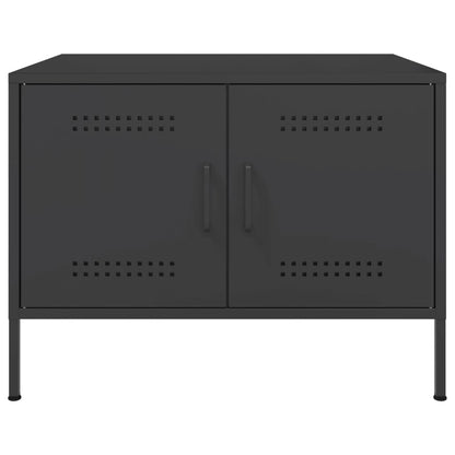 Salongbord Sofabord Svart 68x50x50,5 cm stål