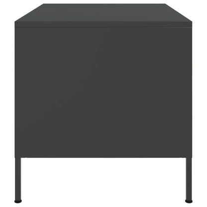 Salongbord Sofabord Svart 68x50x50,5 cm stål