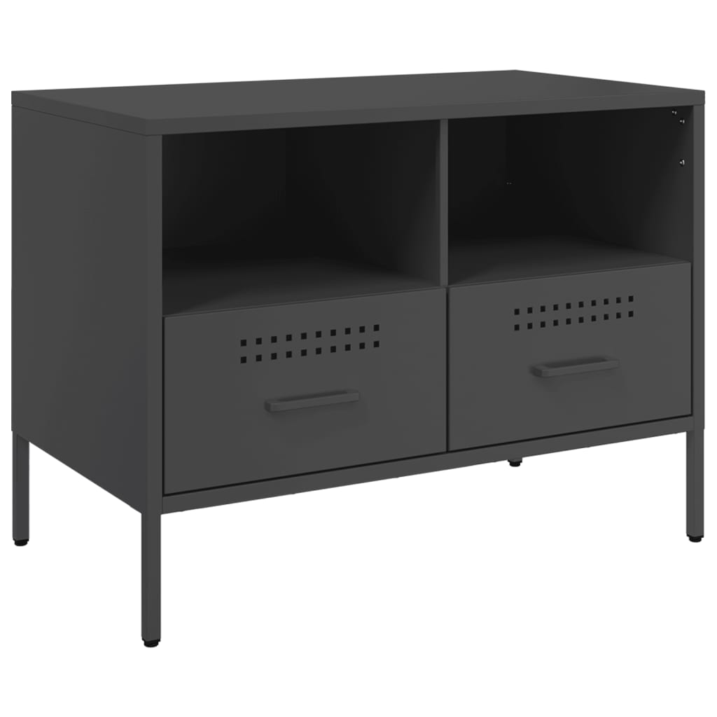 TV-Møbel DIV. TV-benk Svart 68x39x50,5 cm stål