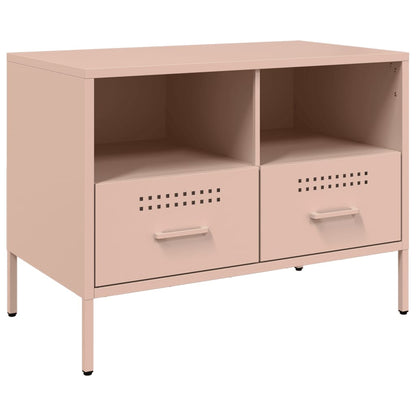 TV-Møbel DIV. TV-benk rosa 68x39x50,5 cm stål