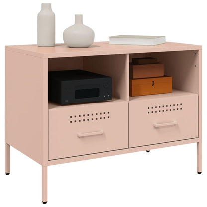 TV-Møbel DIV. TV-benk rosa 68x39x50,5 cm stål