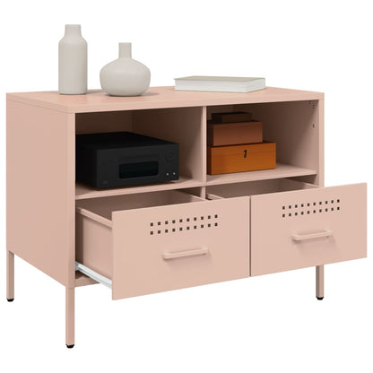 TV-Møbel DIV. TV-benk rosa 68x39x50,5 cm stål