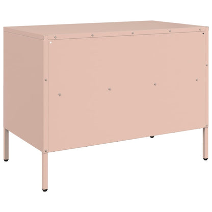 TV-Møbel DIV. TV-benk rosa 68x39x50,5 cm stål