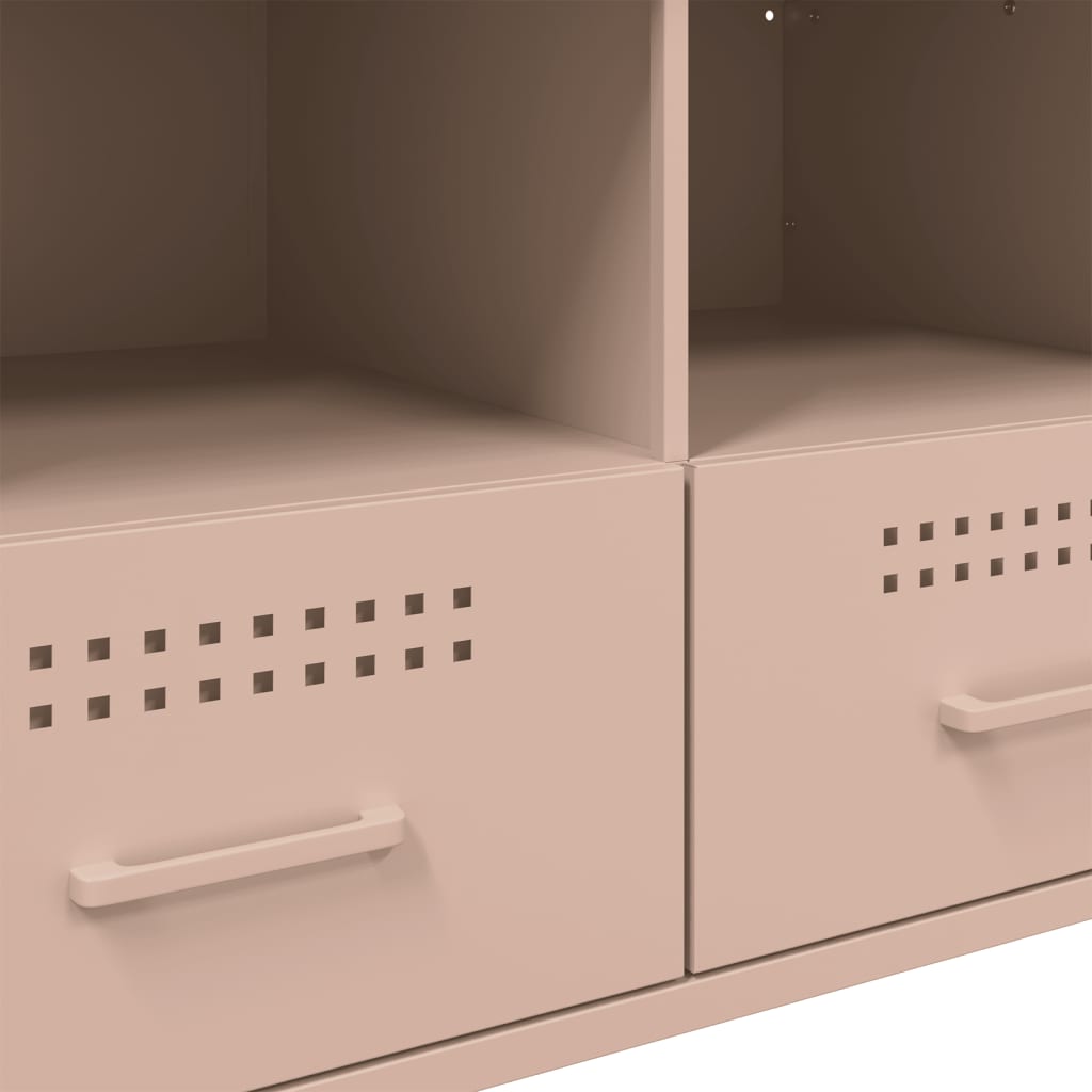 TV-Møbel DIV. TV-benk rosa 68x39x50,5 cm stål