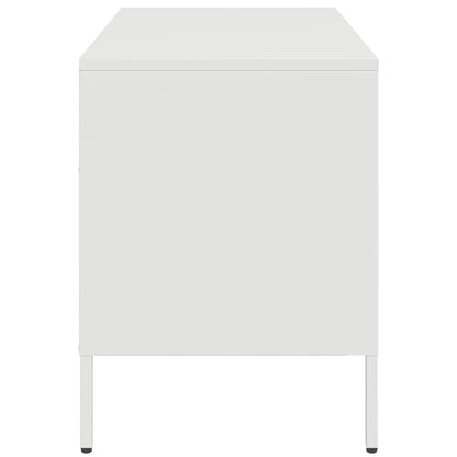 TV-Møbel DIV. TV-benk Hvit 68x39x50,5 cm stål