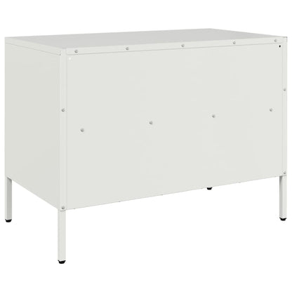 TV-Møbel DIV. TV-benk Hvit 68x39x50,5 cm stål