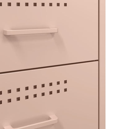 Nattbord Sengbord DIV. rosa 36x39x68 cm stål