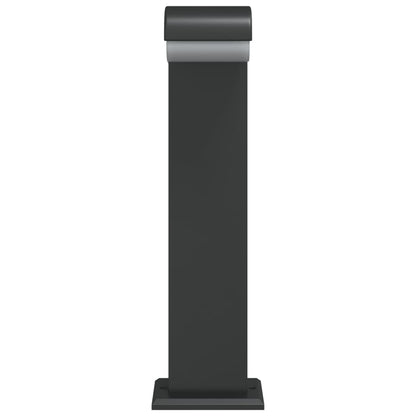 Hagebelysning Lyktstolpe 3 stk Svart 50 cm støpt aluminium