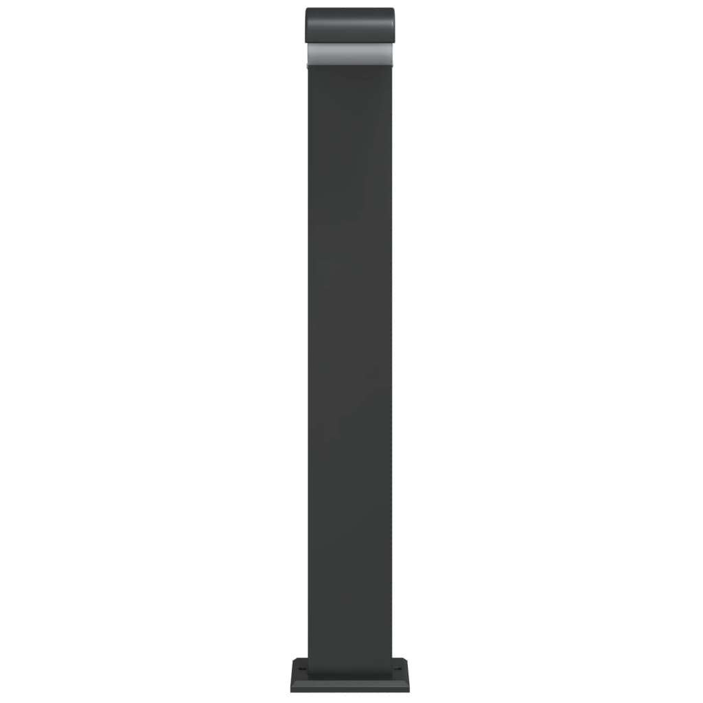 Hagebelysning Lyktstolpe 3 stk Svart 80 cm støpt aluminium