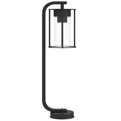 Hagebelysning Lyktstolpe 3 stk Svart 60 cm rustfritt stål