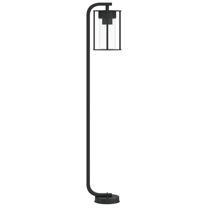 Hagebelysning Lyktstolpe 3 stk Svart 100 cm rustfritt stål