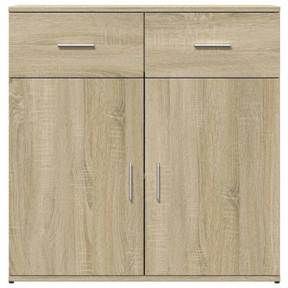 Skjenker 2 stk sonoma eik 79x38x80 cm konstruert tre