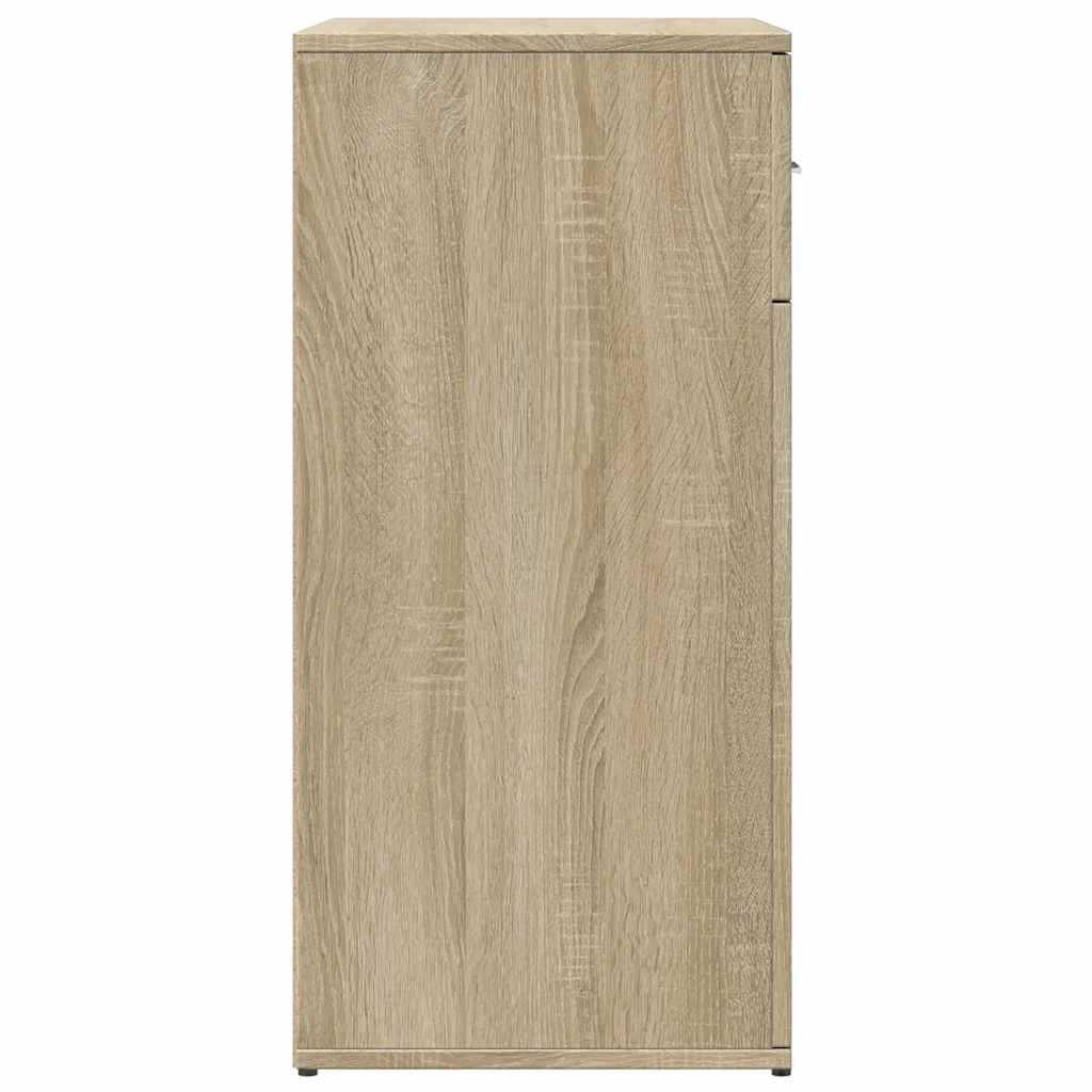 Skjenker 2 stk sonoma eik 79x38x80 cm konstruert tre