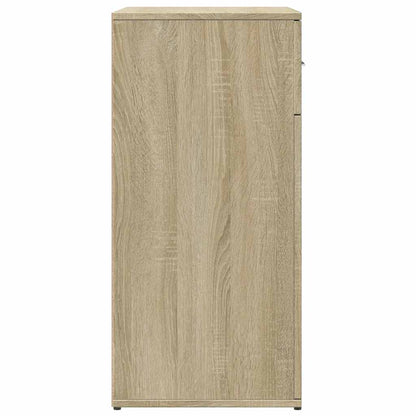 Skjenker 2 stk sonoma eik 79x38x80 cm konstruert tre
