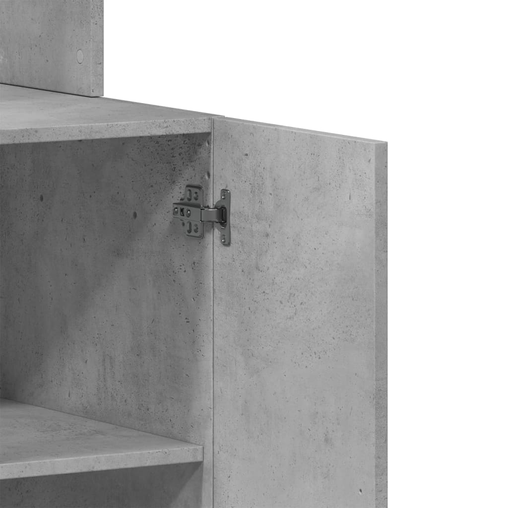 Kjøkkeninnredning Kjøkkenskap Betonggrå 60x50x180 cm