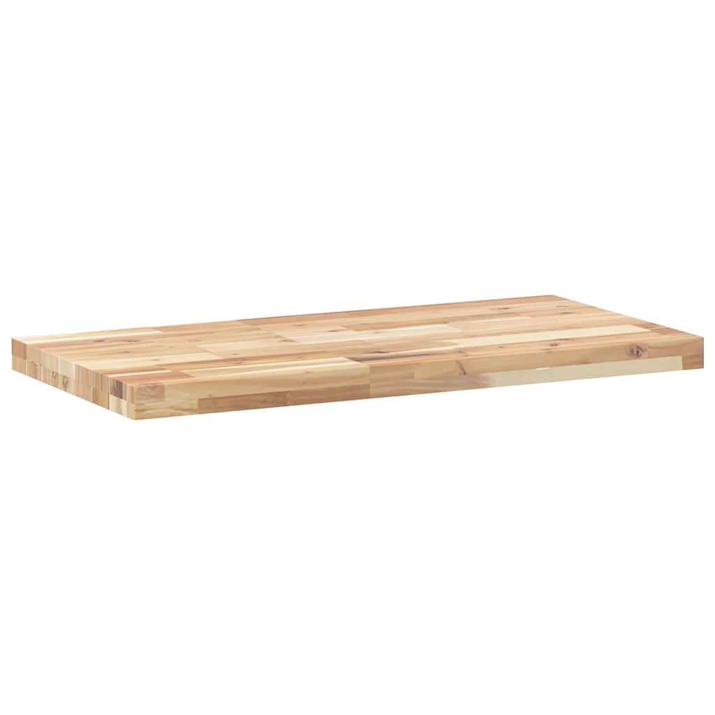 Flytende hylle 80x40x4 cm ubehandlet heltre akasie