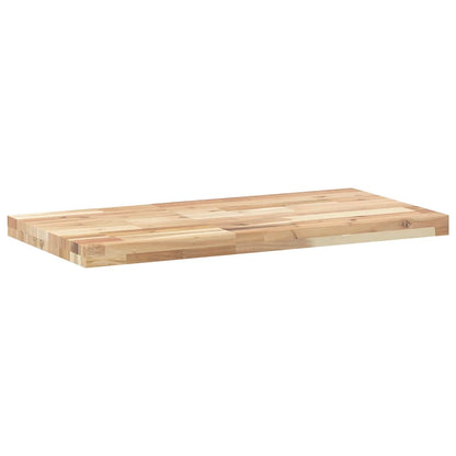 Flytende hylle 80x40x4 cm ubehandlet heltre akasie