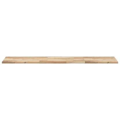Benkeplate Baderom ubehandlet 160x40x2 cm heltre akasie