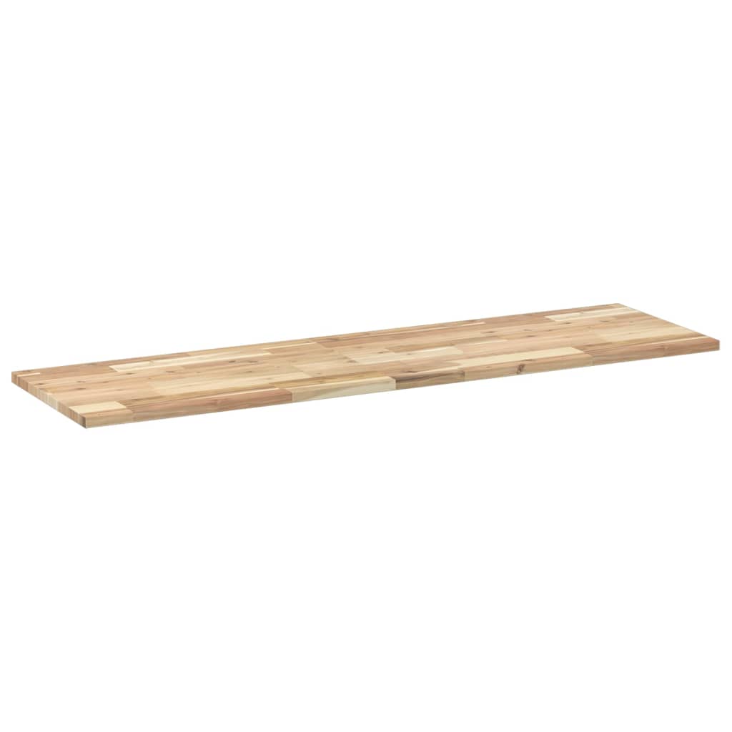 Benkeplate Baderom ubehandlet 160x40x2 cm heltre akasie