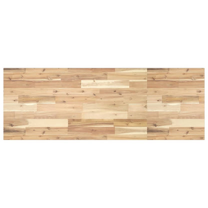 Benkeplate Baderom ubehandlet 120x50x2 cm heltre akasie