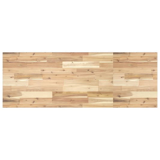 Benkeplate Baderom ubehandlet 140x50x2 cm heltre akasie