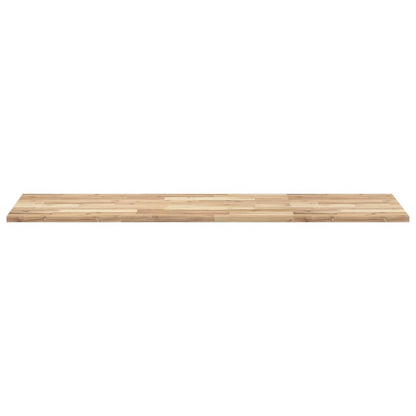 Benkeplate Baderom ubehandlet 140x50x2 cm heltre akasie
