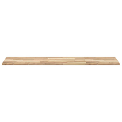 Benkeplate Baderom ubehandlet 160x50x2 cm heltre akasie