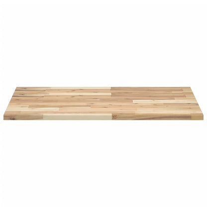 Benkeplate Baderom ubehandlet 100x60x2 cm heltre akasie