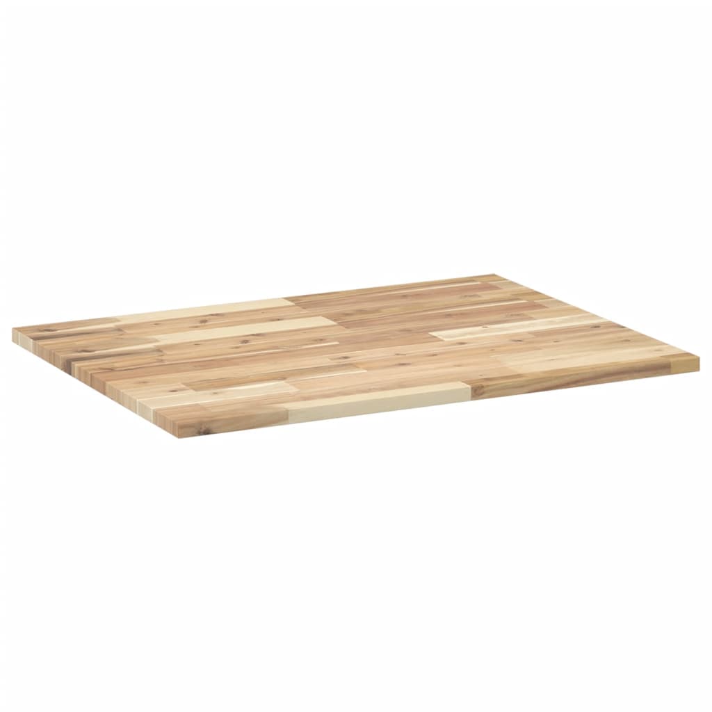 Benkeplate Baderom ubehandlet 100x60x2 cm heltre akasie
