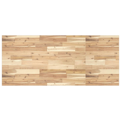 Benkeplate Baderom ubehandlet 140x60x2 cm heltre akasie