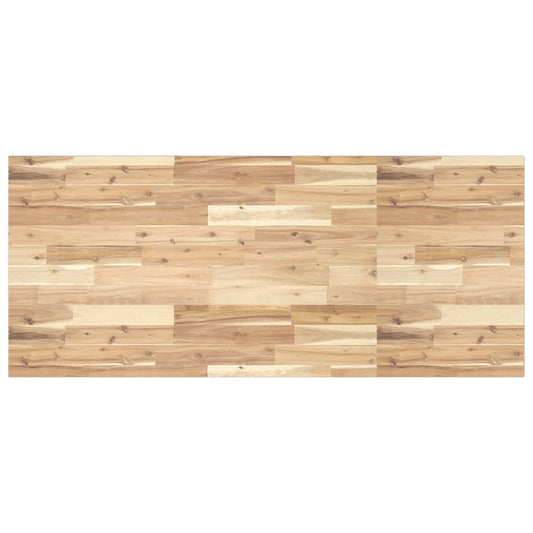 Benkeplate Baderom ubehandlet 140x60x2 cm heltre akasie