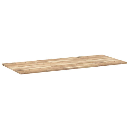 Benkeplate Baderom ubehandlet 140x60x2 cm heltre akasie