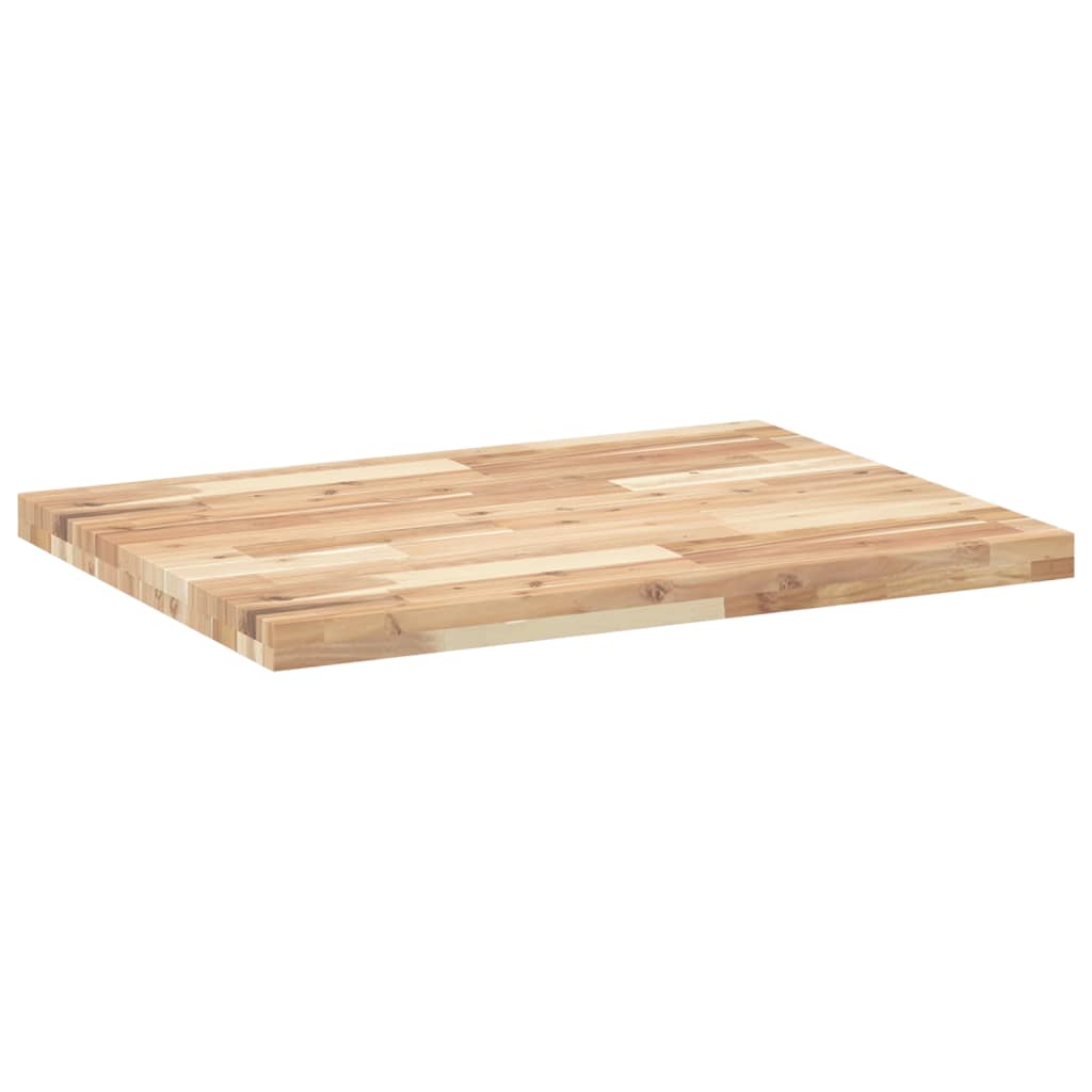 Benkeplate Baderom ubehandlet 100x60x4 cm heltre akasie