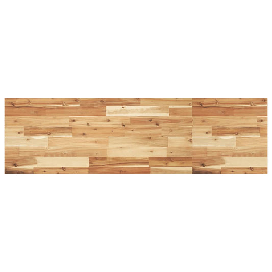 Benkeplate Baderom med finish 140x40x2 cm heltre akasie