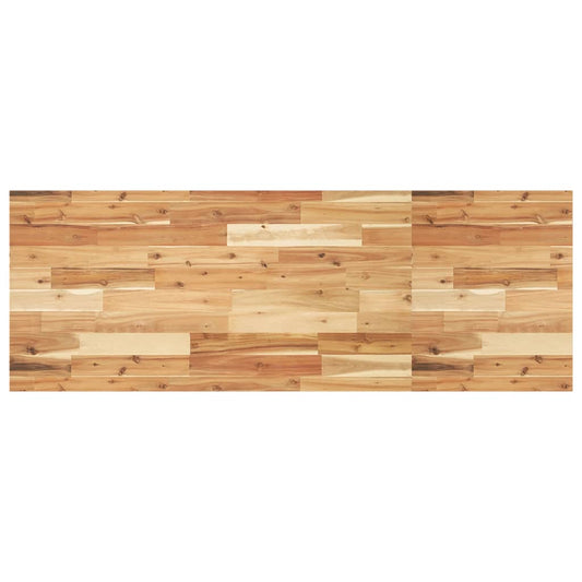 Benkeplate Baderom med finish 140x50x2 cm heltre akasie