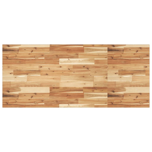 Benkeplate Baderom med finish 120x60x2 cm heltre akasie