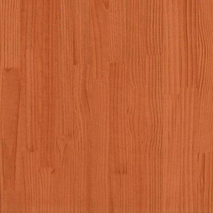 TV-Møbel Brun TV-benk voksbrun 140x35x40 cm heltre furu