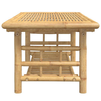 Salongbord Sofabord Tre bambus 110x55x45 cm
