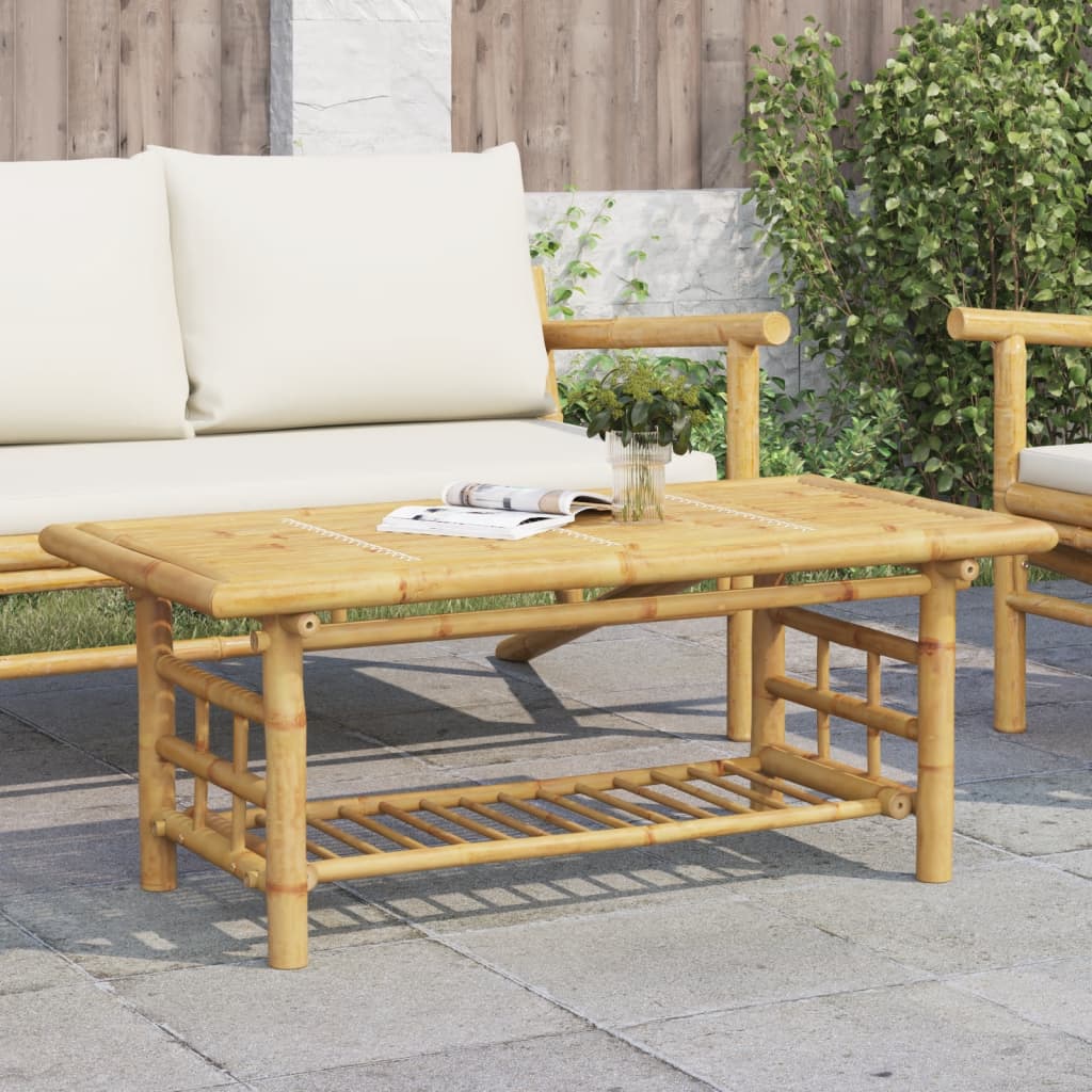 Salongbord Sofabord Tre bambus 110x55x45 cm