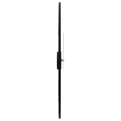 Veggklokke Svart Ø50 cm jern