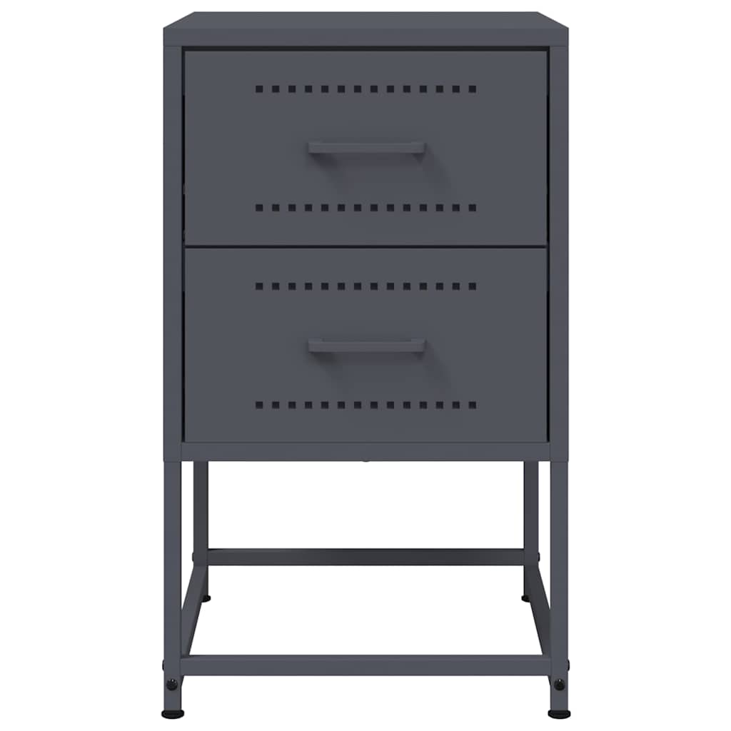 Nattbord Sengbord DIV. antrasitt 36x39x60,5 cm stål