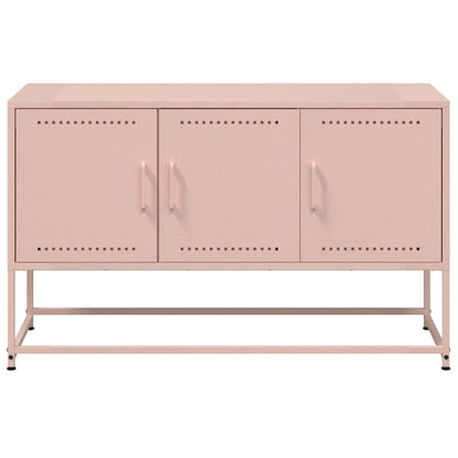 TV-Møbel DIV. TV-benk rosa 100,5x39x60,5 cm stål
