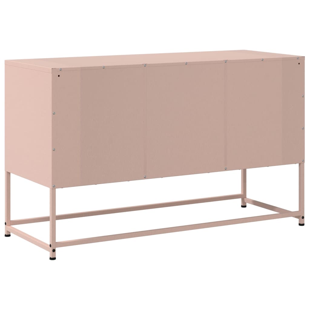 TV-Møbel DIV. TV-benk rosa 100,5x39x60,5 cm stål