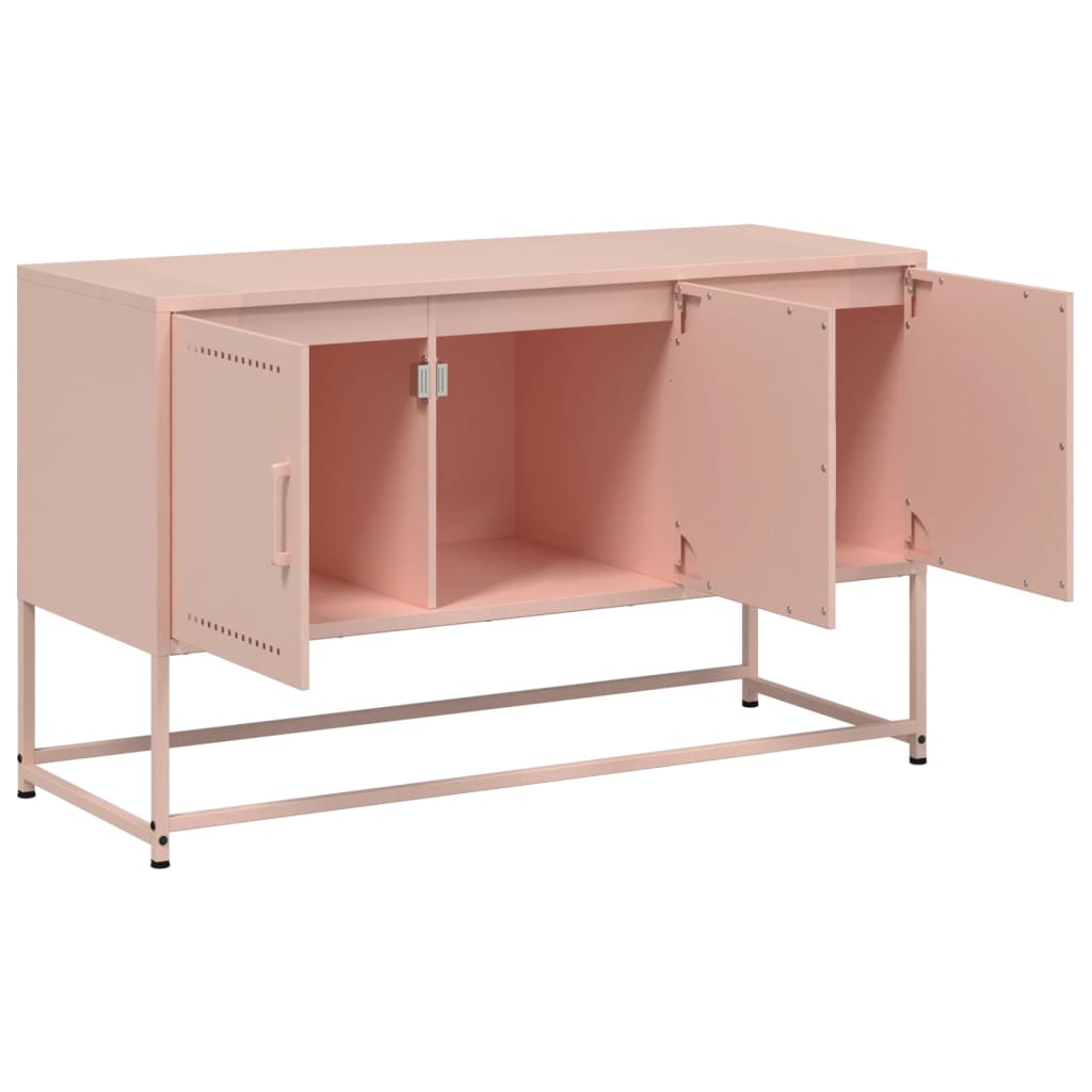 TV-Møbel DIV. TV-benk rosa 100,5x39x60,5 cm stål