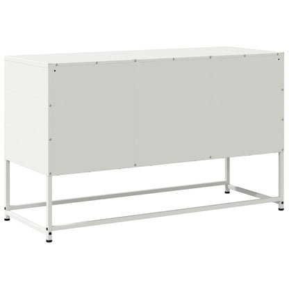 TV-Møbel DIV. TV-benk Hvit 100,5x39x60,5 cm stål