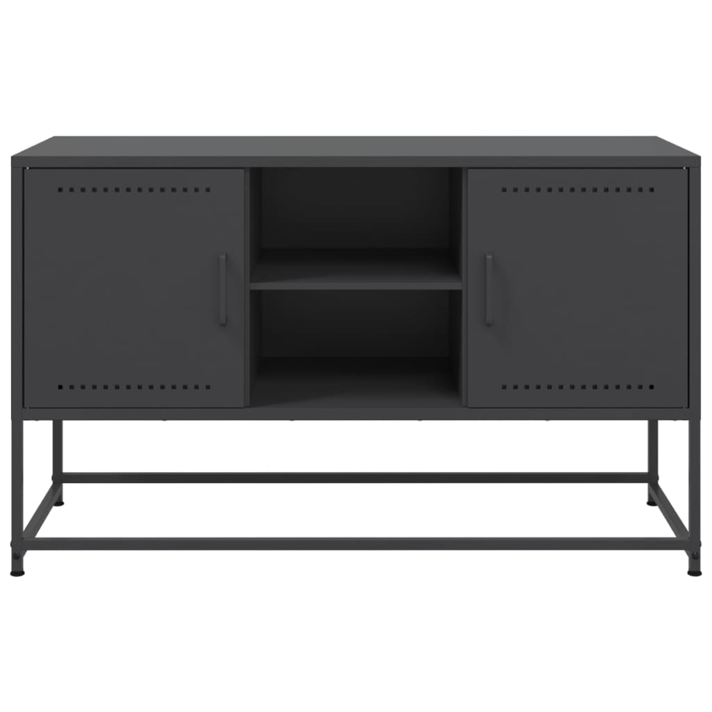 TV-Møbel DIV. TV-benk Svart 100,5x39x60,5 cm stål