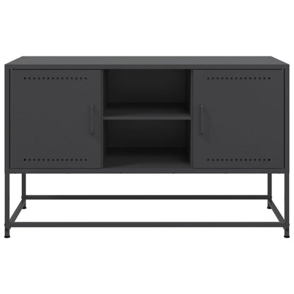 TV-Møbel DIV. TV-benk Svart 100,5x39x60,5 cm stål