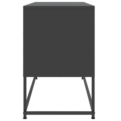 TV-Møbel DIV. TV-benk Svart 100,5x39x60,5 cm stål
