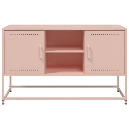 TV-Møbel DIV. TV-benk rosa 100,5x39x60,5 cm stål